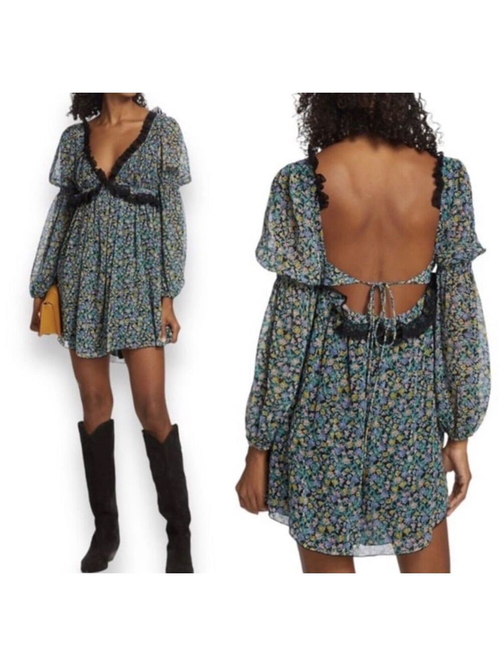 #299 Free People floral dress